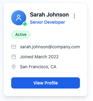 Person card